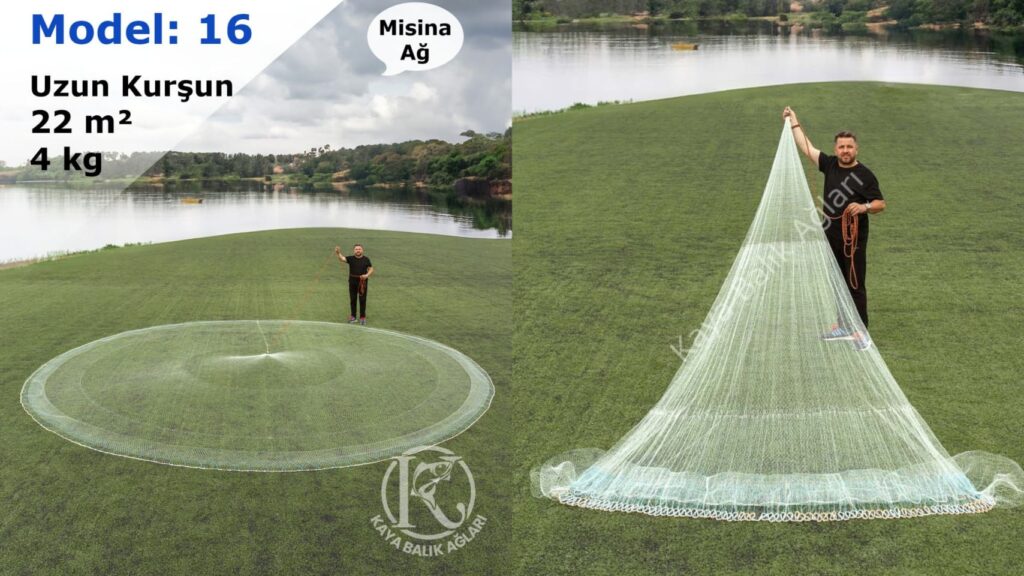 Komple Misina Serpme Ağ – 22 M² – 4.5 Kg