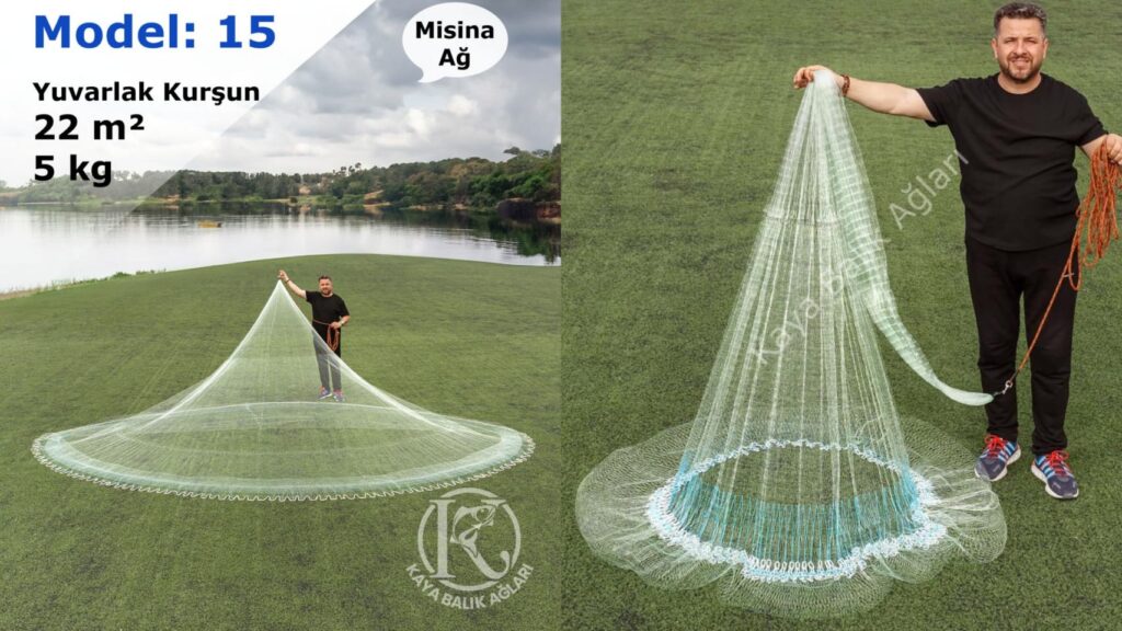 Komple Misina Serpme Ağ – 22 M² – 5.5 Kg
