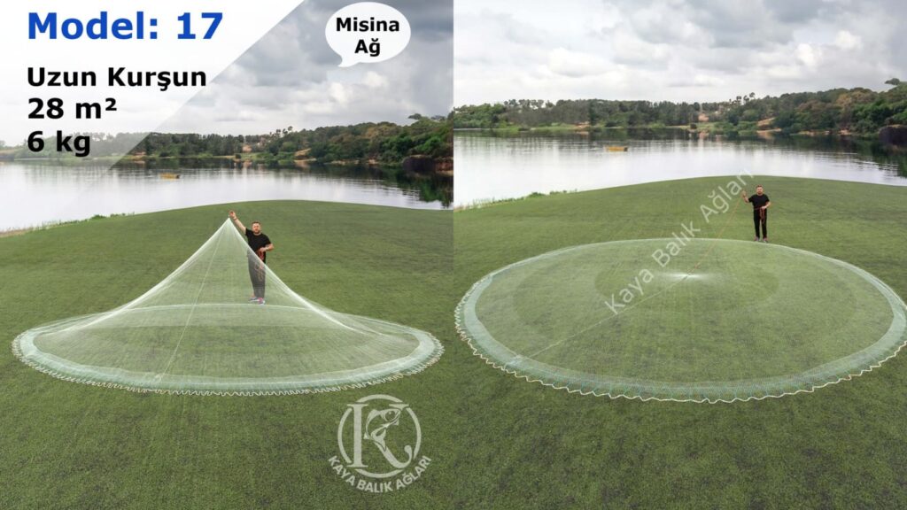 Komple Misina Serpme Ağ – 28 M² – 5.5 Kg