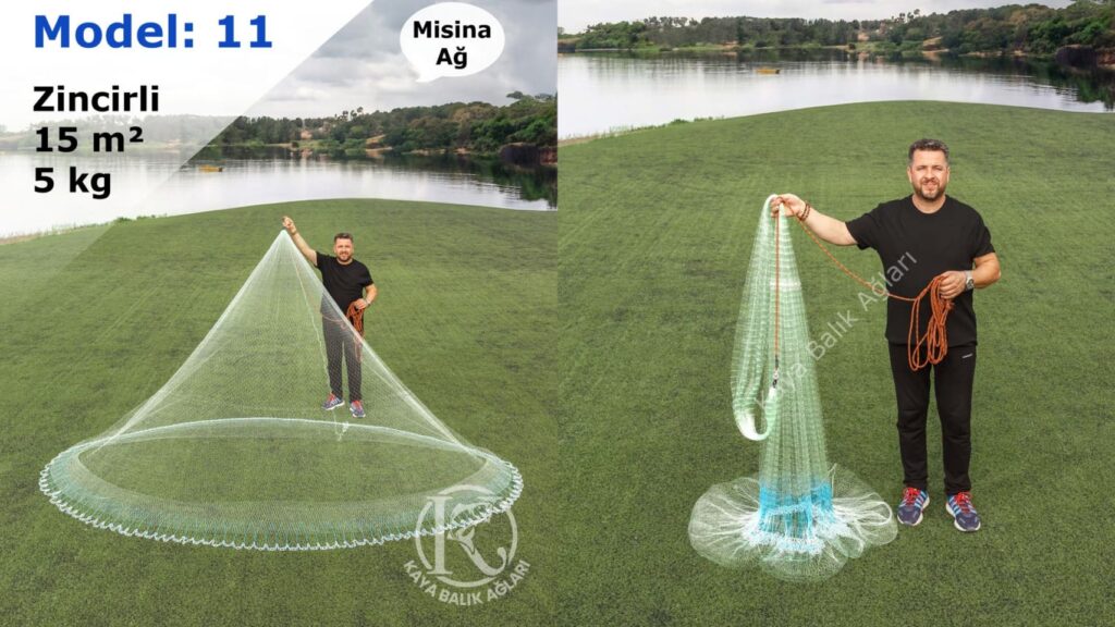 Zincirli Misina Serpme Ağ – 5 Kg