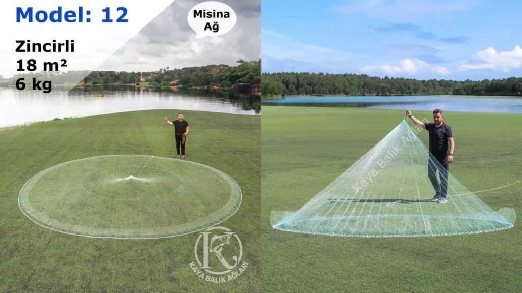 Zincirli Misina Serpme Ağ – 6 Kg